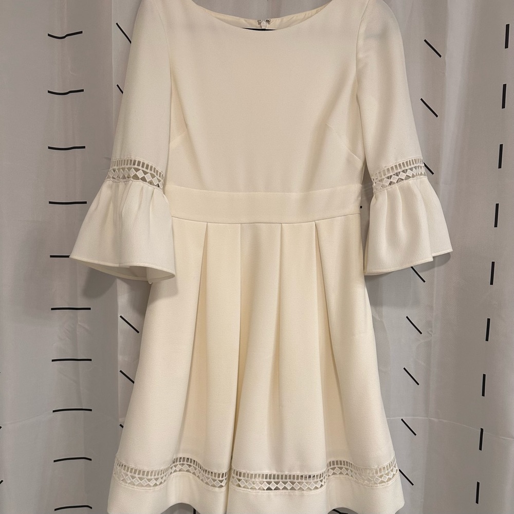 Eliza J - Ivory Bell Sleeve - Fit & Flare - Size 6